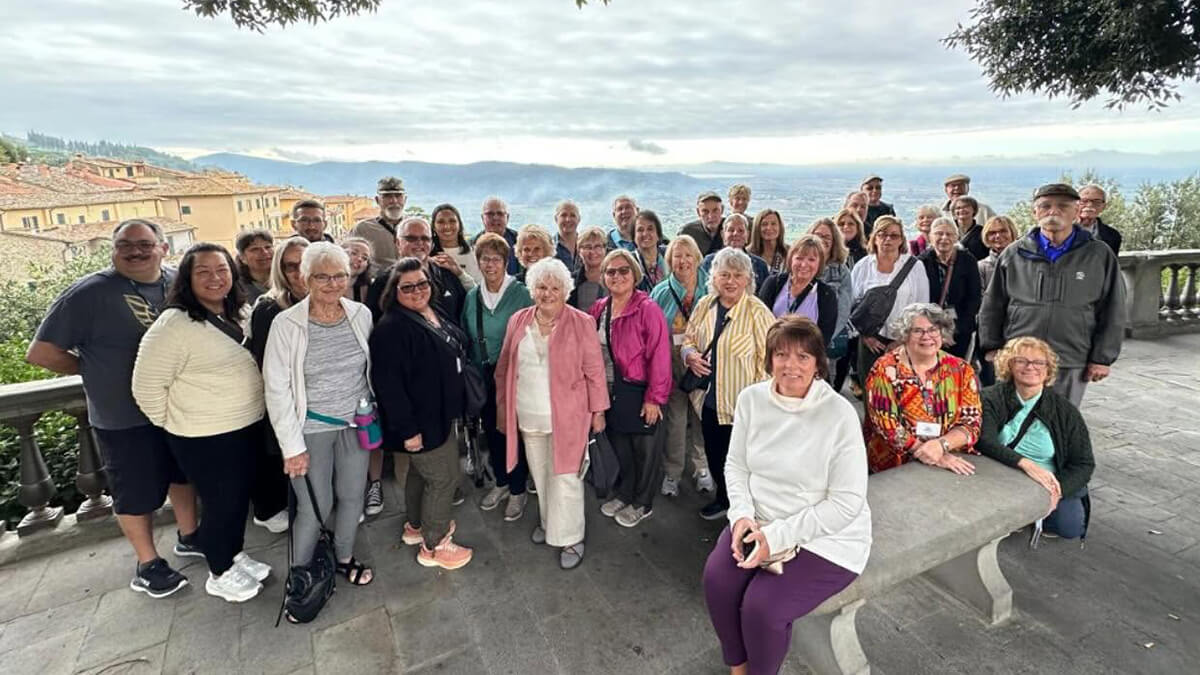 Group tour in Italy